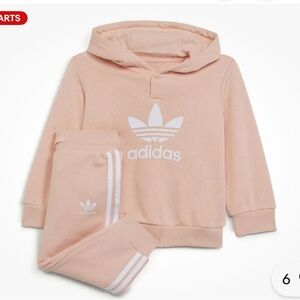 Adidas Peach Hoodie Set for Infants